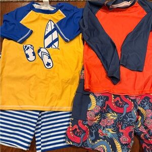 Kids Swim Set - Blue, Yellow, and Orange